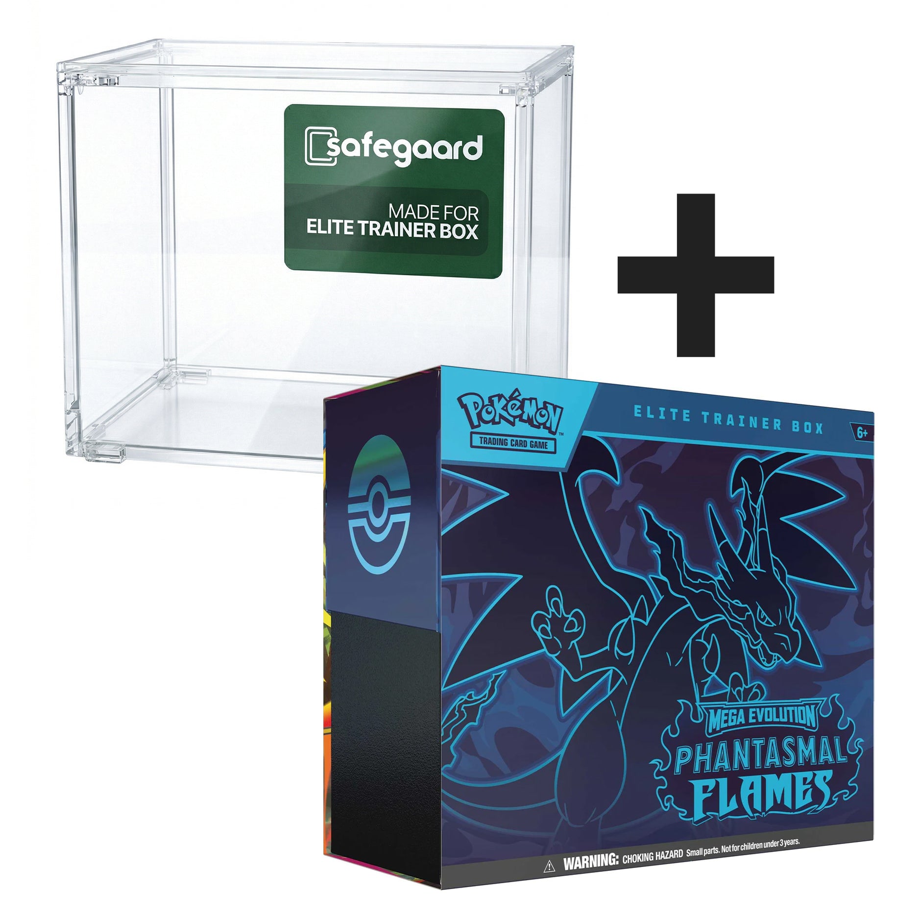 Phantasmal Flames Elite Trainer Box (ETB) + Safegaard Acrylic Case