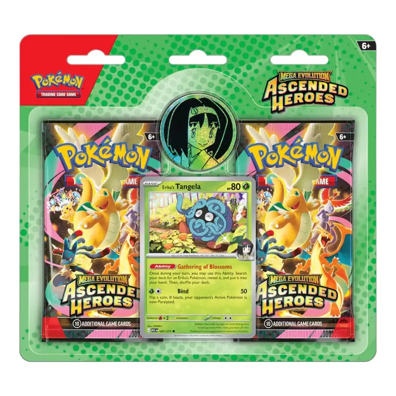 Ascended Heroes: Erika's Tangela 2-Pack Blister