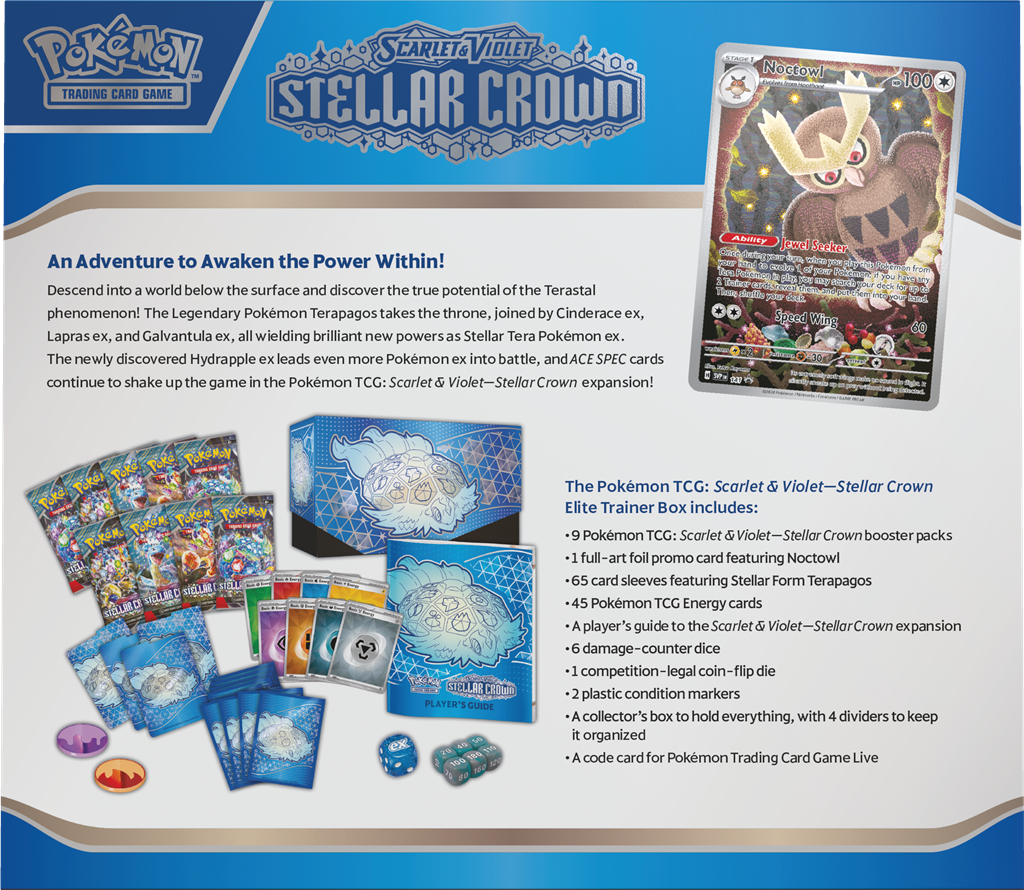 Stellar Crown Elite Trainer Box (ETB) - Pokemon TCG Scarlet & Violet