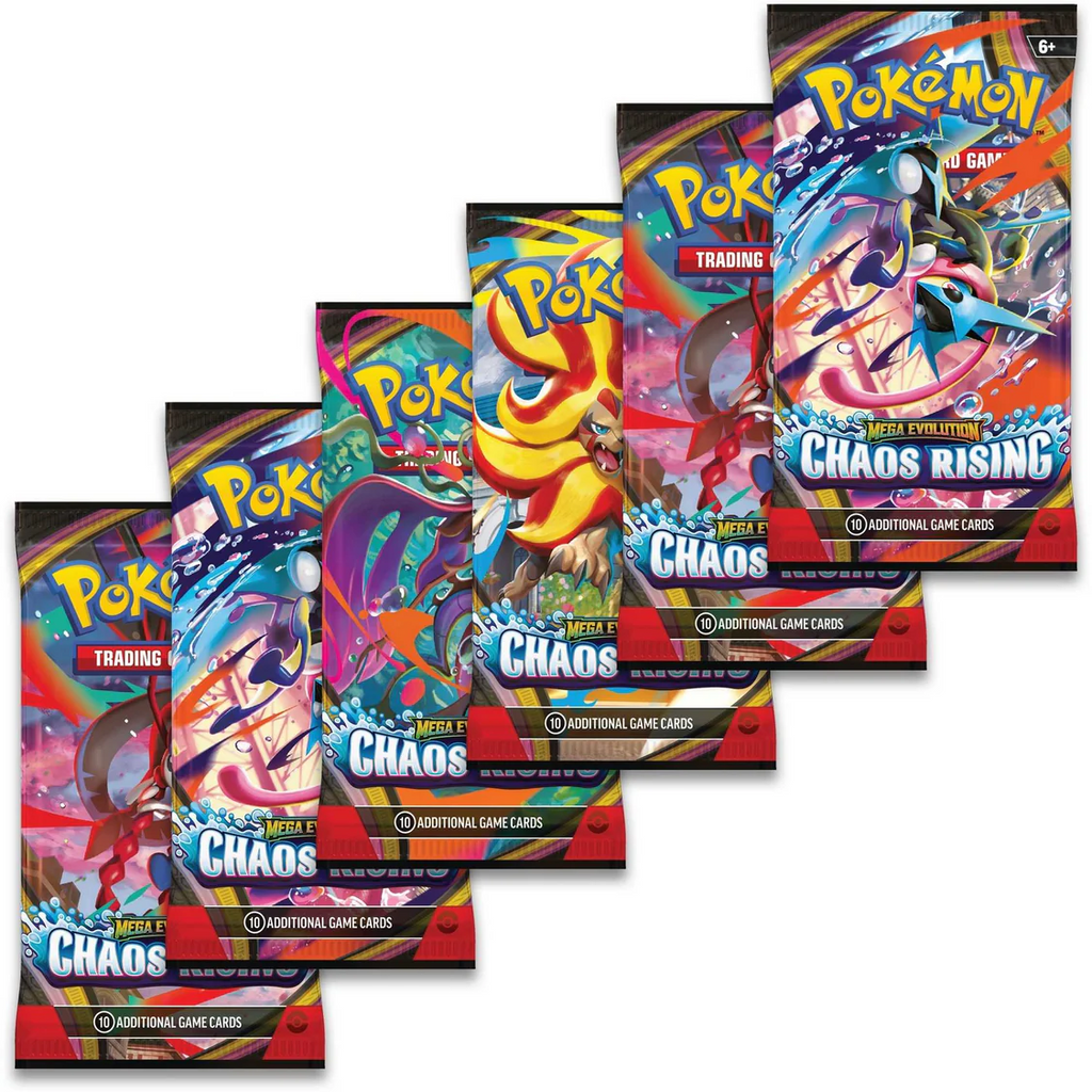 Chaos Rising Booster Bundle - Pokemon TCG Mega Evolution
